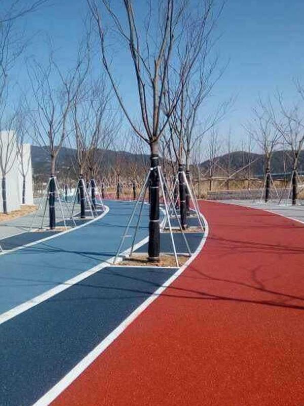 慈溪柔性彩色瀝青路面